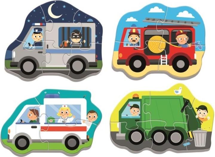 Actual product image Trefl Baby Classic Vehicles and contest (207 pieces)