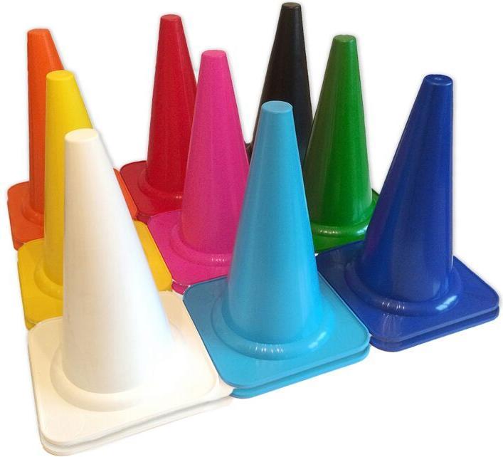 Actual product image Kübler Sport XXL marking cone set, set of 18, 40 cm