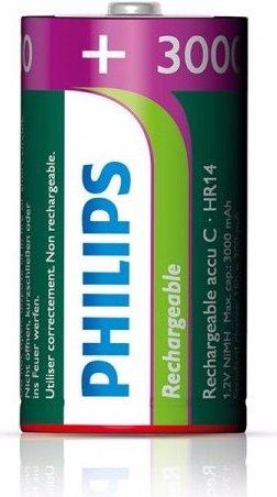 Actual product image ProPlus Philips batteries C 3000 mAh 2 pieces in blister (2 pcs., C, 3000 mAh)