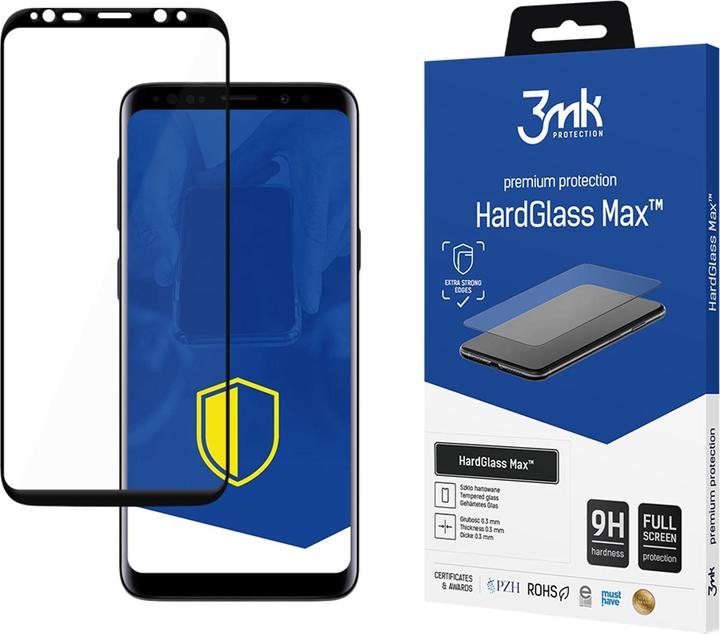 Image du produit 3MK Protection d'écran Hardglass Max (1 pièce(s), Samsung Galaxy S9)