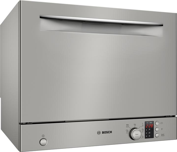 Image du produit Bosch Hausgeräte Série 2, Lave-vaisselle compact pose libre, 55 cm, Acier brossé anti-traces de doigts, SKS2IT