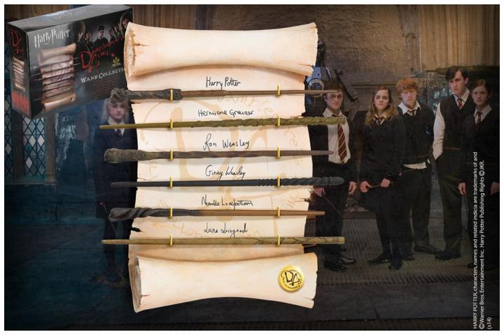 Actual product image Noble Collection Harry Potter Wand Collection Dumbledore's Army