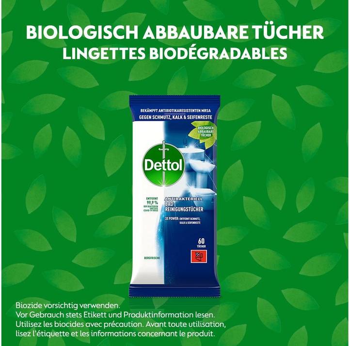 Immagine prodotto Dettol Panni per la pulizia del bagno