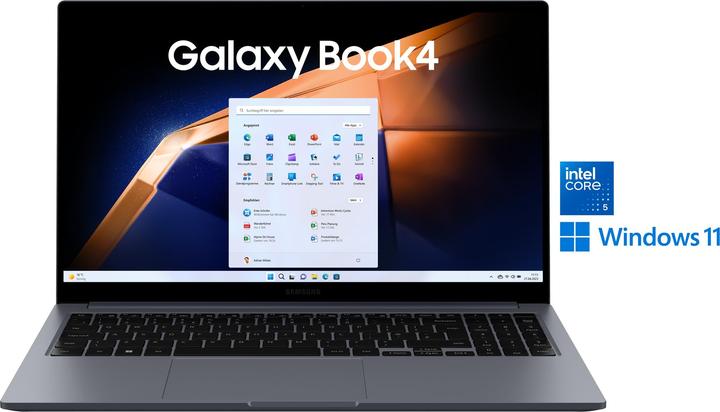Produktbild Samsung Galaxy Book4 (15.60", Intel Core 5 120U, 16 GB, 512 GB, DE)