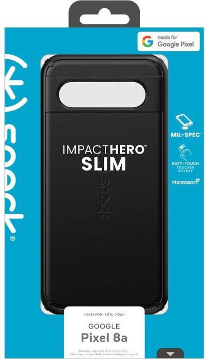 Actual product image speck ImpactHero Slim - Google Pixel 8A Case (Black) (Google Pixel 8a)
