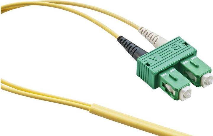 Leoni Konfektioniertes Lichtleiterkabel 9/125 um OS2 Duplex LC (S/UTP, CAT6, 0.20 m)