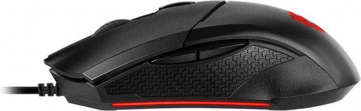 Actual product image MSI CLUTCH GM08 Optical Gaming Mouse "4200 DPI Optical Sensor, 6 Programmable buttons (Cable)