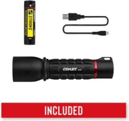 Produktbild Coast XP9R wiederaufladbare Taschenlampe 1000 Lumen (13 cm, 1000 lm)