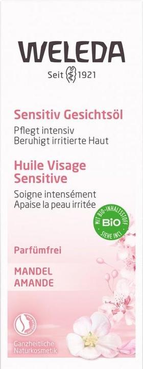 Image du produit Weleda Huile visage apaisante à l'amande (50 ml, Huile visage)