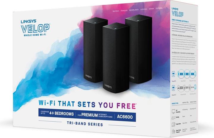 Produktbild Belkin Linksys VELOP Whole Home Mesh Wi-Fi System WHW0303