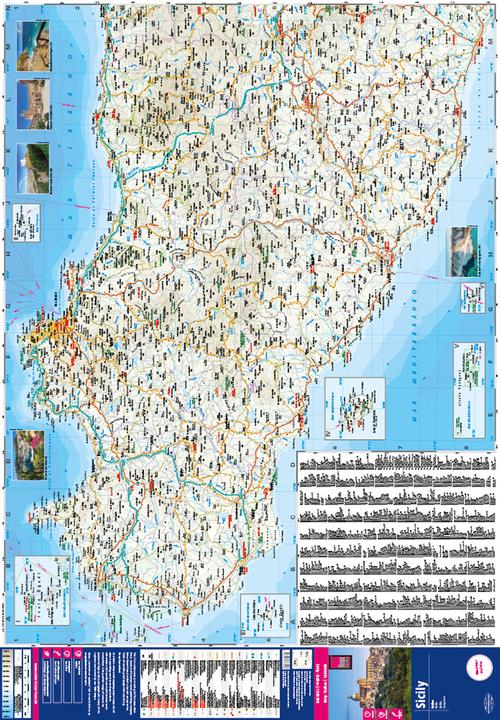 Actual product image Map Sicily 1 : 200.000 200000
