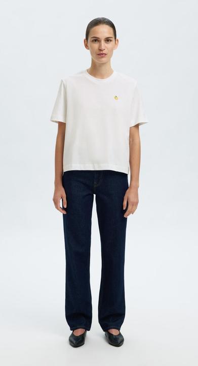 Produktbild Selected Femme Besticktes T-Shirt mit Rundhalsausschnitt (L)