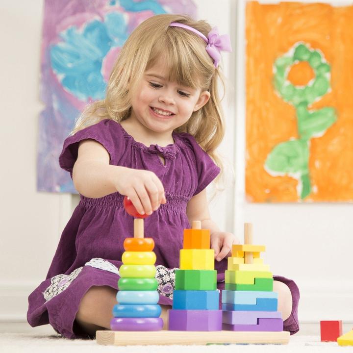 Image du produit Melissa & Doug Empileur géométrique (10567)