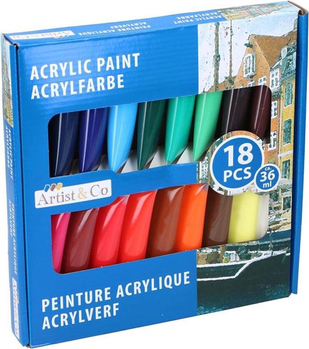 Produktbild Artist&Co Acrylfarbe (Mehrfarbig, 36 ml)