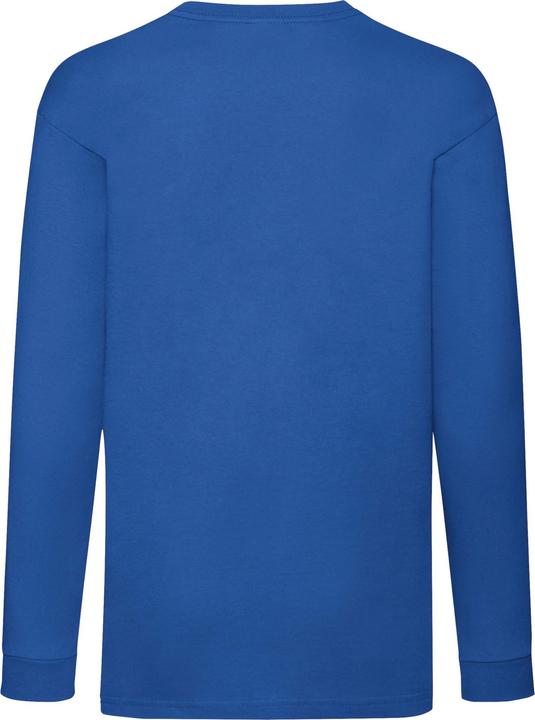 Actual product image Fruit of the Loom Childrens/Kids Valueweight Plain Long-Sleeved T-Shirt (128)