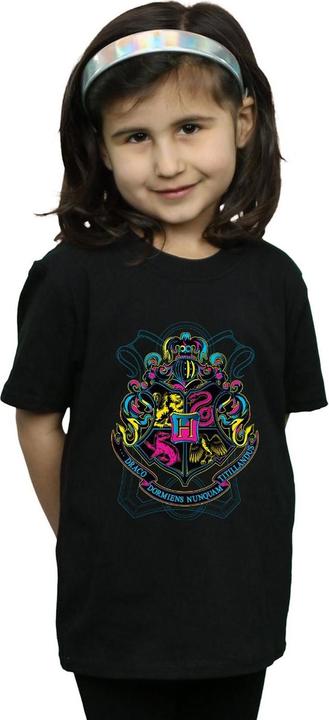 Image du produit - T-shirt NEON HOGWARTS CREST - Fille (152, 158)