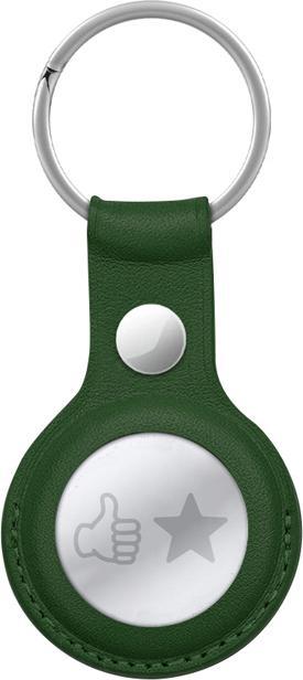 Immagine prodotto Crong Custodia in pelle con portachiavi - Skórzany brelok do Apple AirTag (zielony)
