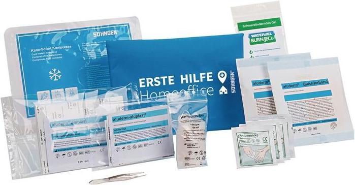 Image du produit Söhngen Sac de premiers secours Homeoffice L240xH170xPca. bleu (Accessoires pour trousse de secours)