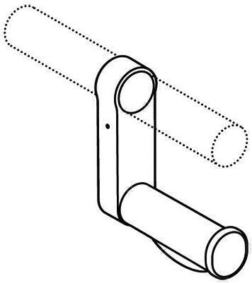 Produktbild Hewi Aufrüstsatz SERIE 801 WC-Papierhalter umbra