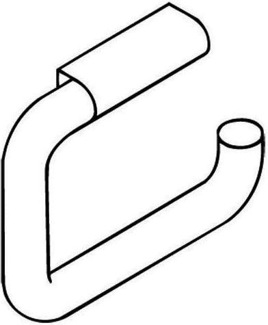 Actual product image Hewi SERIE 477 WC paper holder mustard yellow