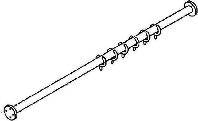 Immagine prodotto Hewi Bastone per tende SERIE 801 1000mm, d= 33mm blu acqua