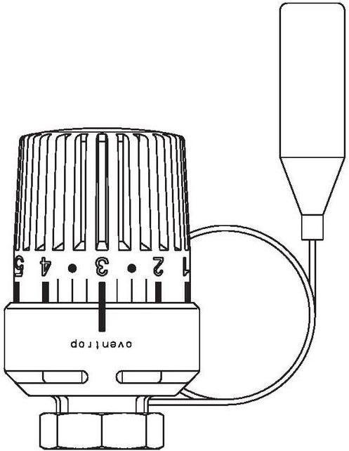 Immagine prodotto Oventrop OV Termostato Uni LH con sensore remoto, bianco Tubo capillare 2000mm
