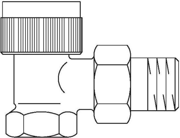 Immagine prodotto Oventrop Valvola termostatica OV serie AV 9 M 30x1.5, PN 10, angolo DN 25