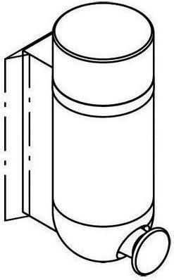 Immagine prodotto Hewi Distributore di sapone SERIE 477 quantità di riempimento 500ml bianco opaco corallo