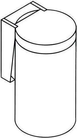 Produktbild Hewi Abfallbehälter SERIE 477 Inhalt ca. 6 l reinweiss (6 l)