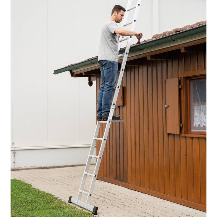 Productafbeelding Günzburger enkele ladder standaard trap met 16 sporten (Enkele ladder, 470 cm)