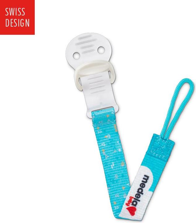 Actual product image Medela Baby Pacifier holder Blau (1 x, from birth)