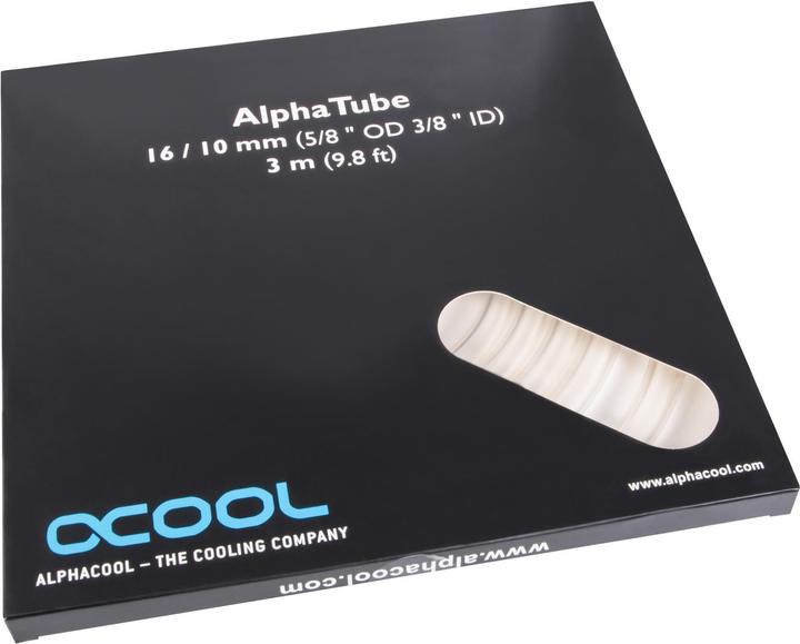 Produktbild Alphacool AlphaTube Schlauch HF 16/10mm - Ultra Clear 3 m (3 m, Kunststoff)