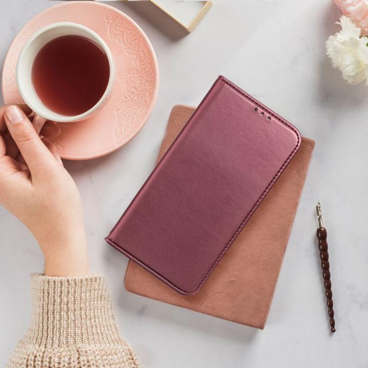 Image du produit OEM Book case SMART MAGNETO Book case for SAMSUNG A36 burgundy (Oppo A36)