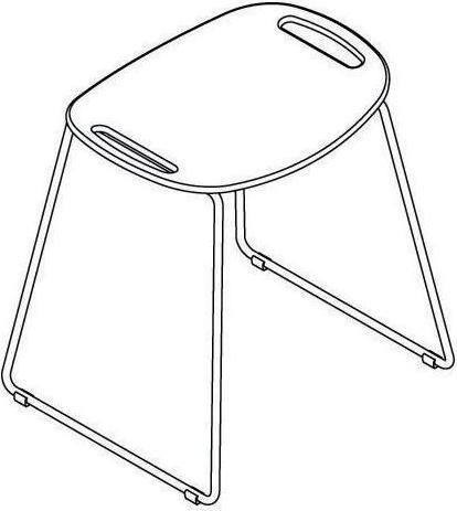 Produktbild Hewi Duschhocker Gest verchromt Sitzfläche anthrazitgrau (150 kg)