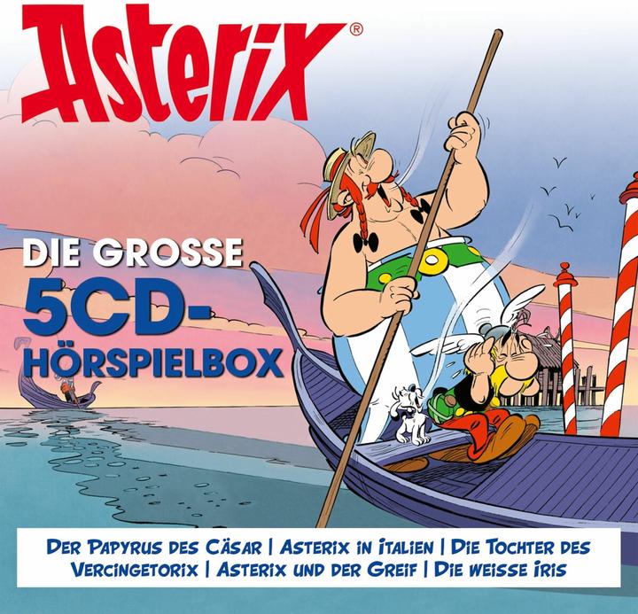 Immagine prodotto Asterix - Il grande cofanetto radiofonico da 5 CD Vol. 8 (Goscinny, Albenua, René/Uderzo, Tedesco)
