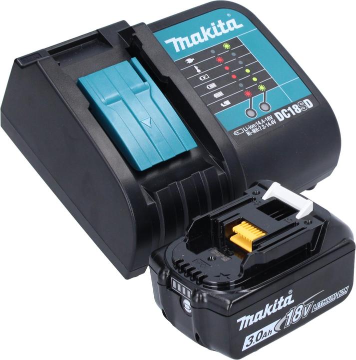 Produktbild Makita DTD 157 SF1J-R Akku Schlagschrauber 18 V 140 Nm 1/4" Brushless + 1x Akku 3,0 Ah + Ladegerät (Akkubetrieb)