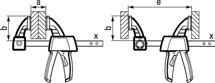 Image du produit Bessey Serre-joint à une main EZS EZS15-8 Span (150 mm)