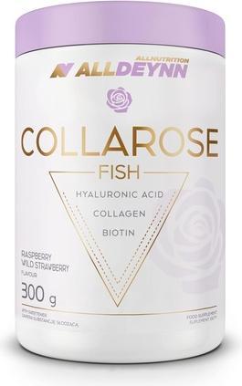 Produktbild Alldeynn Collarose Fischkollagen-Pulver mit Hyaluronsäure und Biotin 300g Himbeer-Wild-Erdbeere