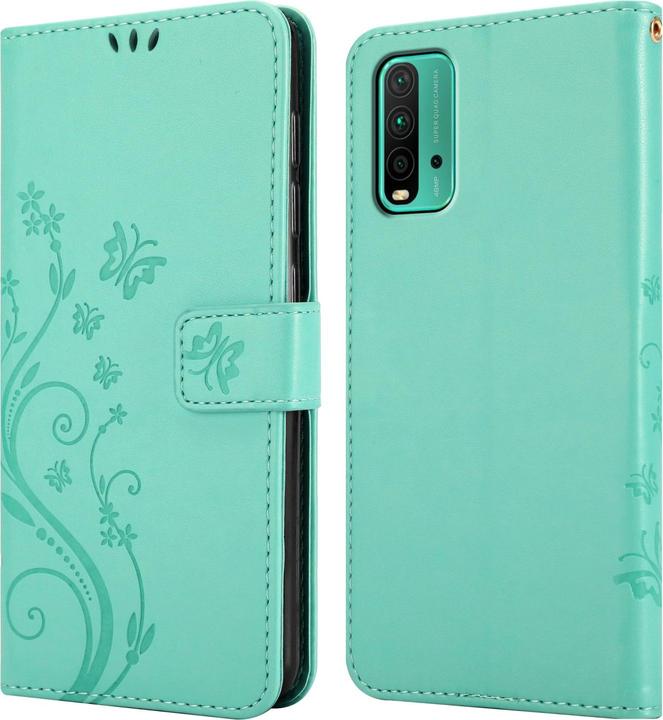 Immagine prodotto Cadorabo Copertina del libro a fiori (Xiaomi Redmi 9T, Xiaomi Poco M3)