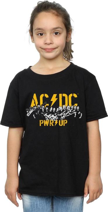 Produktbild AC/DC PWR UP Portrait Motion BaumwollTShirt Mädchen (140, 146)