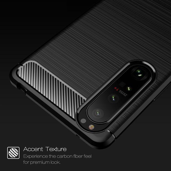 Immagine prodotto MU Style Serie Softcase in fibra di carbonio TPU (Sony Xperia 1 III)