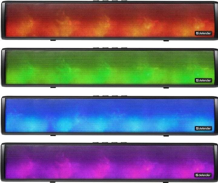 Immagine prodotto Defender Altoparlante Z8 Soundbar 10W USB BLUETOOTH Retroilluminazione LED RGB (10 W)