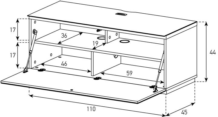 Produktbild Sonorous Sta110f (110 x 45 x 44 cm)
