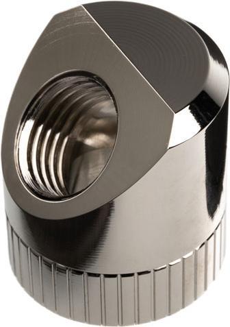 Produktbild EKWB EK-Torque Adapter 45 Grad G1/4 Zoll AG auf G1/4 Zoll IG - drehbar, nickel