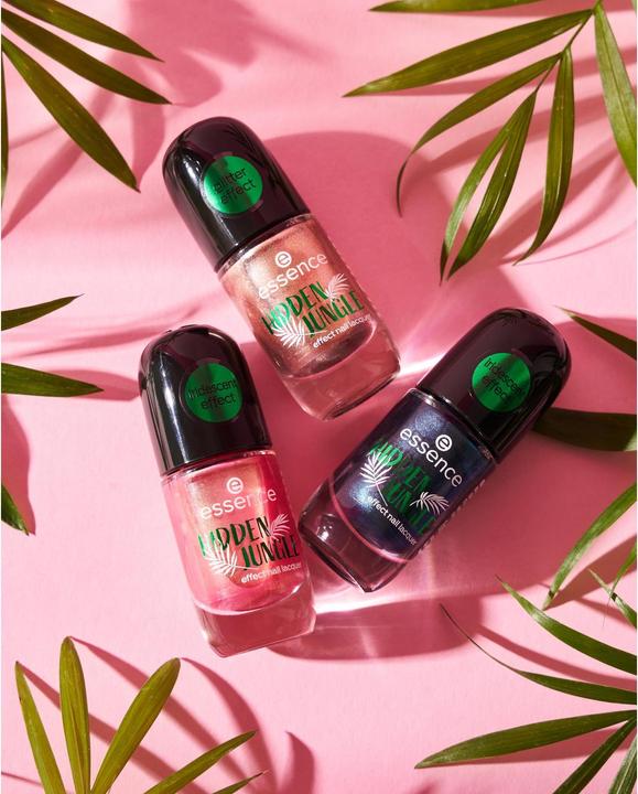 Produktbild essence HIDDEN JUNGLE effect nail lacquer (01 Secret Gem, Gel-Effekt Nagellack)