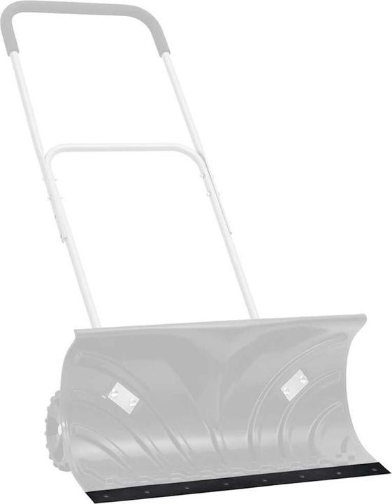 Produktbild VidaXL Schürfleiste Gummi Schwarz 80x10x2 cm Schürfleiste Gummilippe