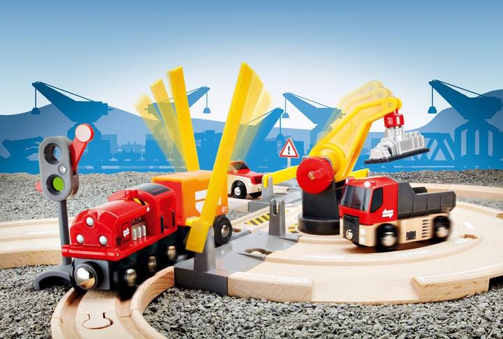 Produktbild Brio Strassen und Schienen Kran Set
