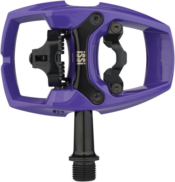 Image du produit iSSi Pédale hybride Flip II SPD pour VTT/Trekking/City (Bearing/Bushing). Violet.