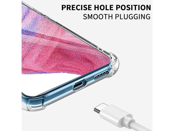 Actual product image Screenguard Apple iPhone 13 Pro Max Case Crystal Soft Airbag Bumper (Samsung Galaxy A53 5G)