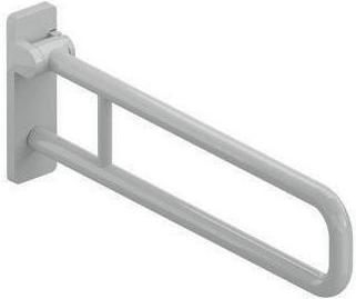 Hewi Stützklappgriff SERIE 801 d= 33mm, Aluminiumkern 850mm reinweiss